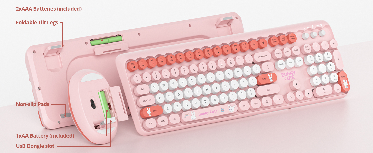 wireless keyboard mouse combo