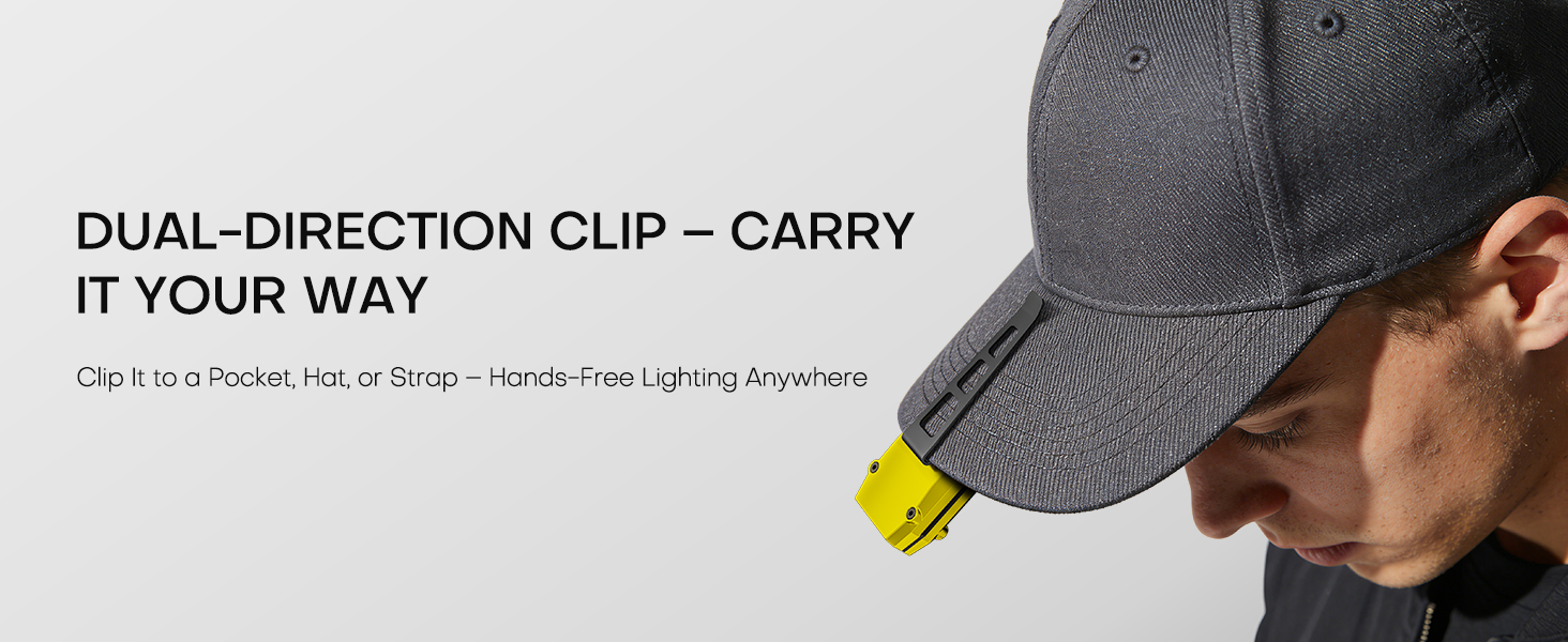 DUAL-DIRECTION CLIP - CARRYIT YOUR WAY