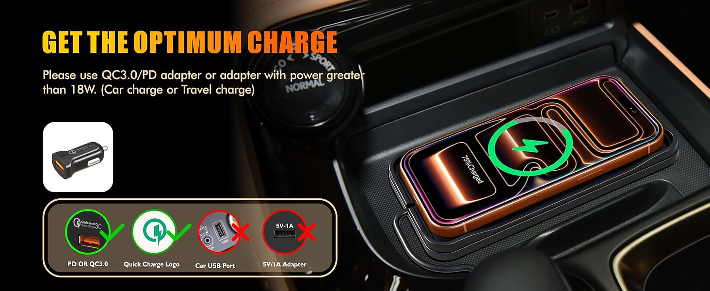Wireless Charging Pad for Car