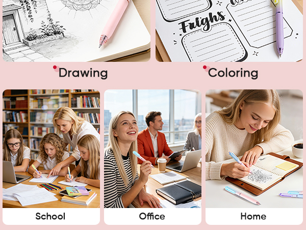 Silent Gel Pens
