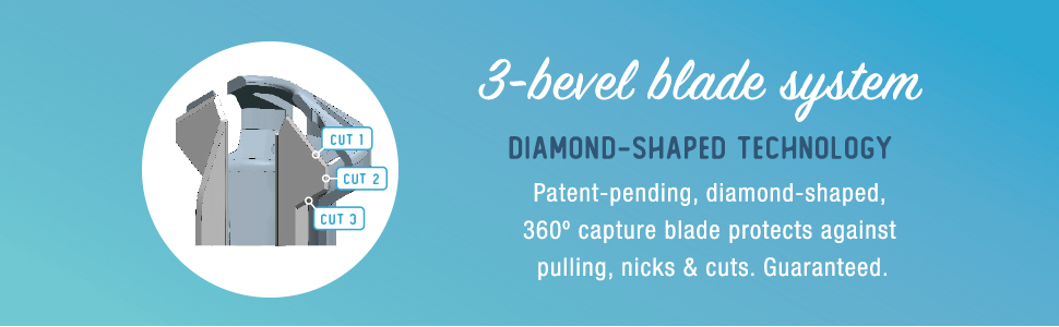 Diamond Shaped Technology protects against pulling, nicks, and cuts. Conair Womens Nose Trimmer