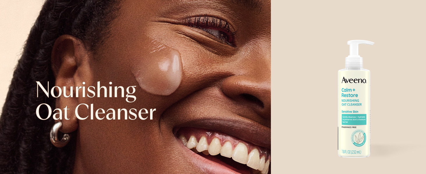 Soothing sensitive skin care routine