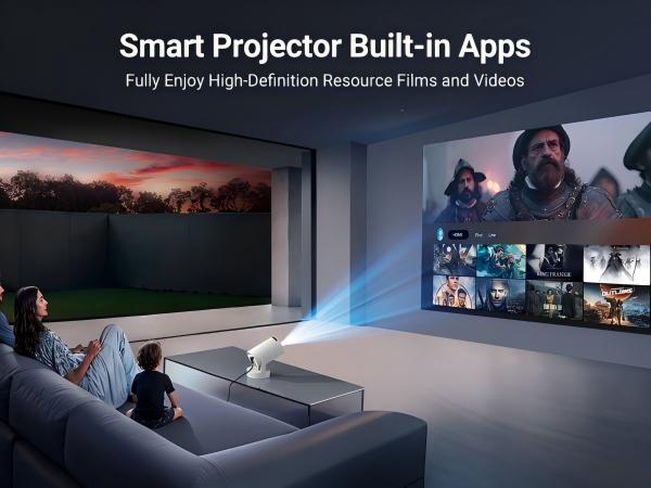 Mini Projector with WiFi and Bluetooth