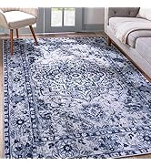 YJ.GWL Area Rug 4x6, Washable Bedroom Rug, Soft Accent Rugs for Living Room Dining Room, Non-Slip...