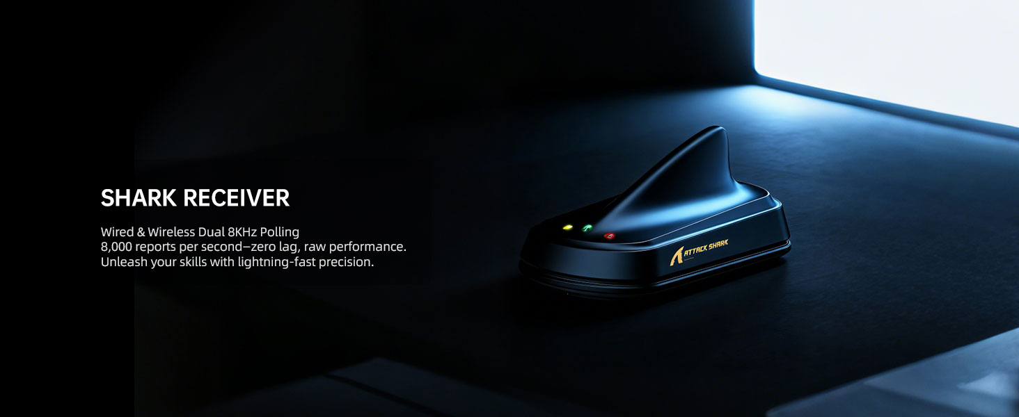 ATTACK SHARK X11Ultra 8K Carbon Fiber Wireless Gaming Mouse with 42000 DPI