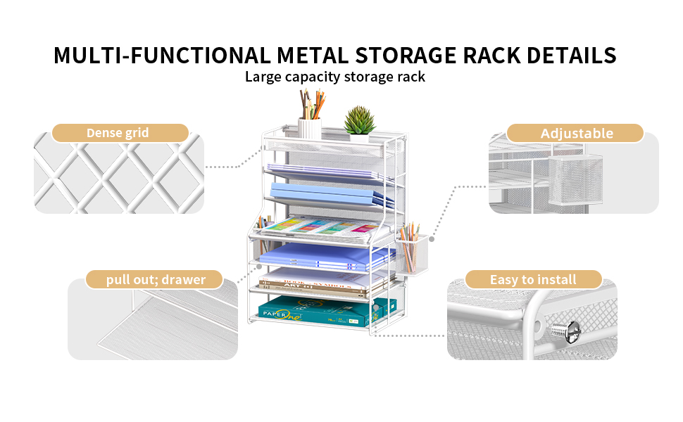 Desk File Organizer