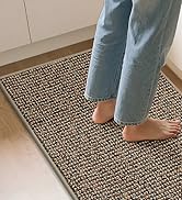 BEQHAUSE Kitchen Runner Rugs 24"x60", Non-Slip Kitchen Mats for Floor, Super Absorbent and Stain ...