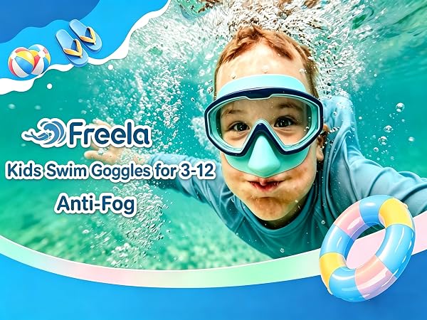 kids goggles for swimming 4-7