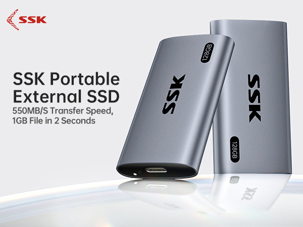 128GB SSD External Hard Drive