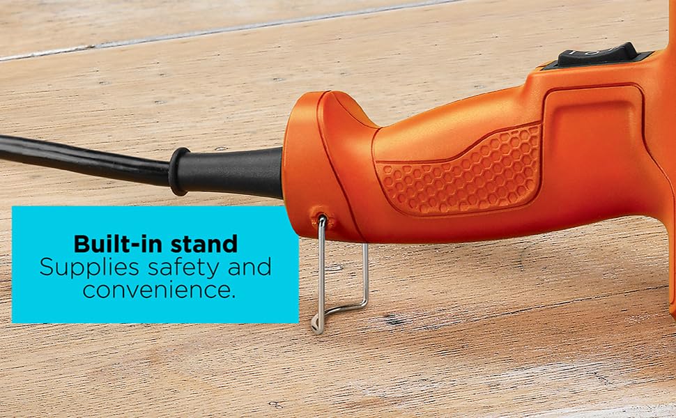 Built-in Stand - Supplies safety and convenience