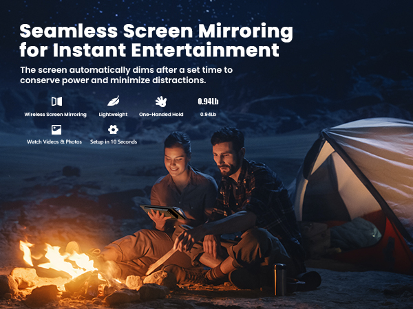 Play Movies/Pictures from Your Phone on the Krunia Smart Screen via Screen Mirroring
