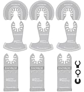 DAEMKOD 9 Pack Diamond Oscillating Tool Blade, Professional Multitool Blades, Grout Removal Blade...