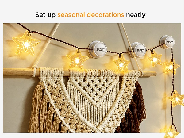 Set up seasonal decorations neatly