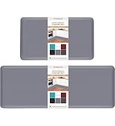 HappyTrends Kitchen Mat [2PCS] Cushioned Comfort Anti-Fatigue Floor Mat, Waterproof Non-Slip Kitc...
