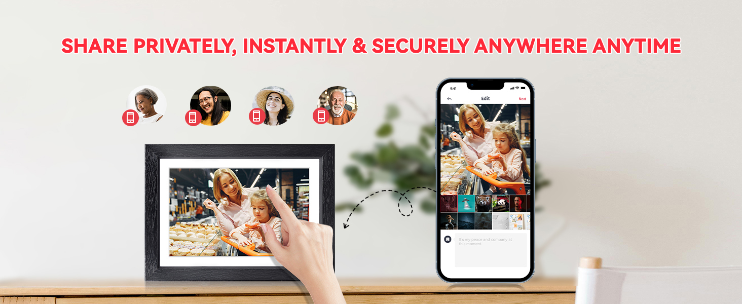 digital photo frame wifi