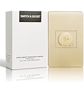 Rotary Dimmer Switch, 110V~265V, Max 200W for LED, CFL, Incandescent, Halogen, Single Pole Dimmer...