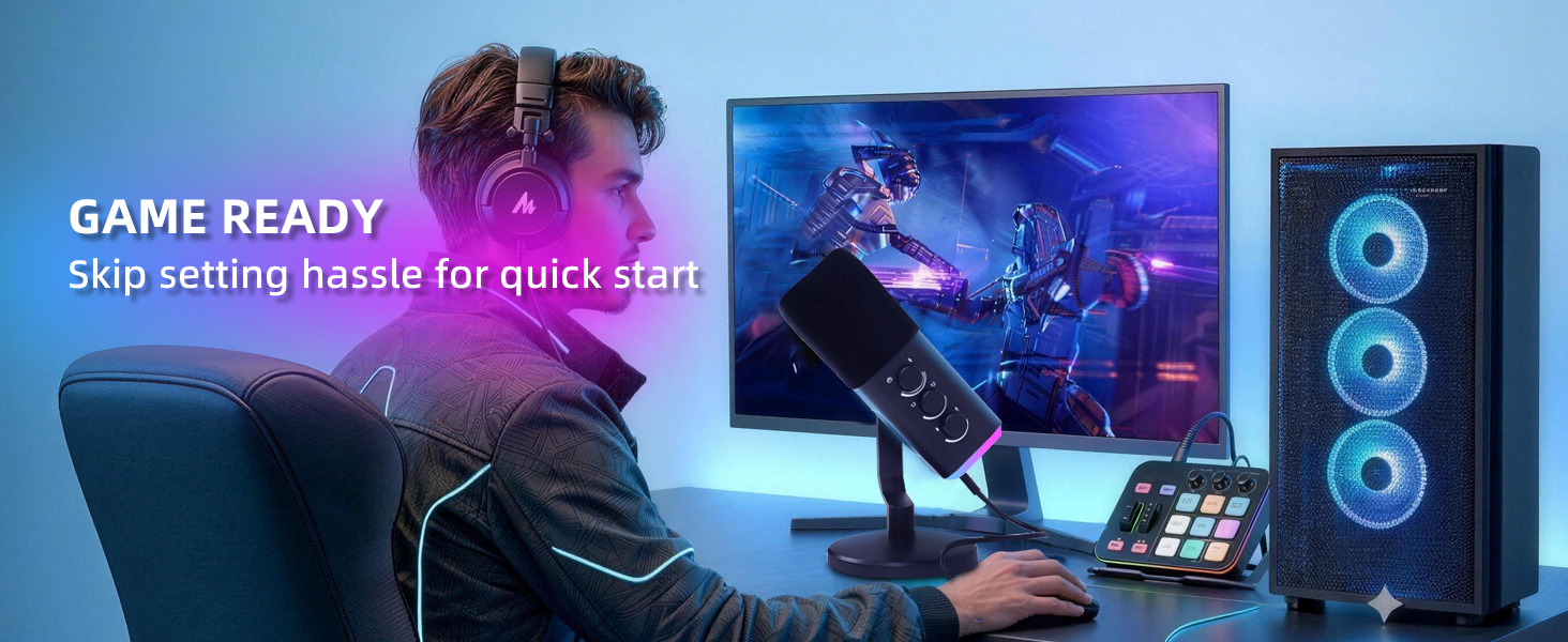 Gaming XLR/USB Microphone