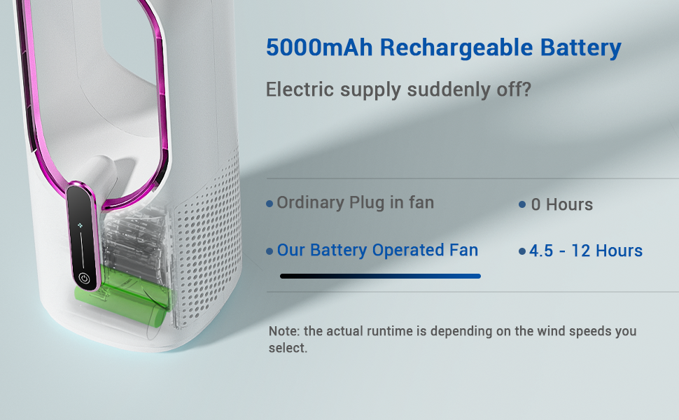 Rechargeable Fan