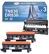 MYTONER Compatible Toner Cartridge and Drum Unit Replacement for Brother TN830XL TN830 XL/V/R TN-...
