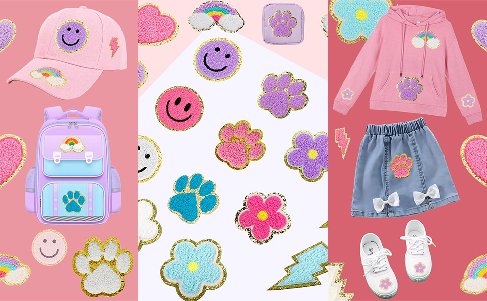 sticker patches stick on patches chenille patches self adhesive