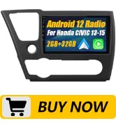 AWESAFE Car Radio Stereo for Honda Civic 2013 2014 2015, Android 12 Touch Screen Multimedia Radio...