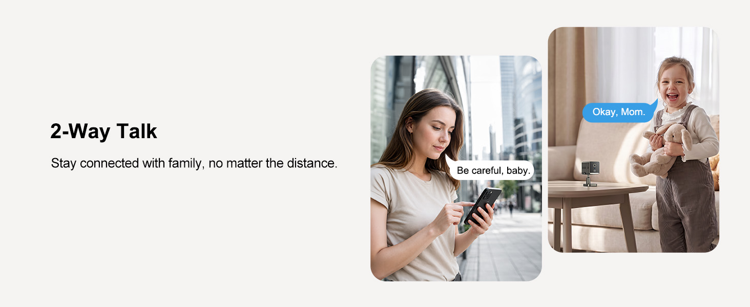 4G security camera two-way communication with mobile app
