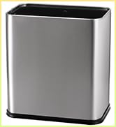 6L/1.6 Gal Sliver open-top Trash Can