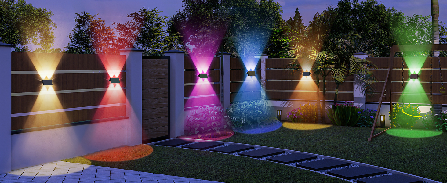 IIRARA Solar Fence Lights