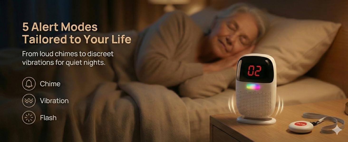 rechargeable Caregiver Call button System PG03S28