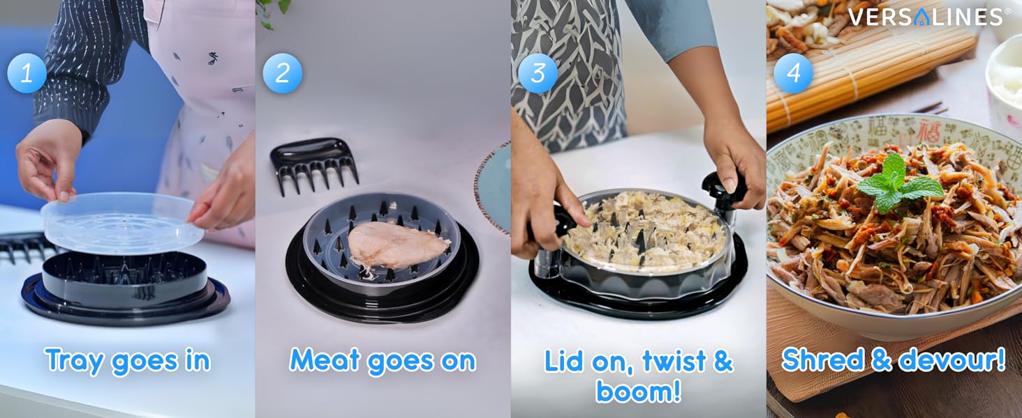 chicken shredder electric best chicken shredder tool twist large with tray chicken chopper shredder