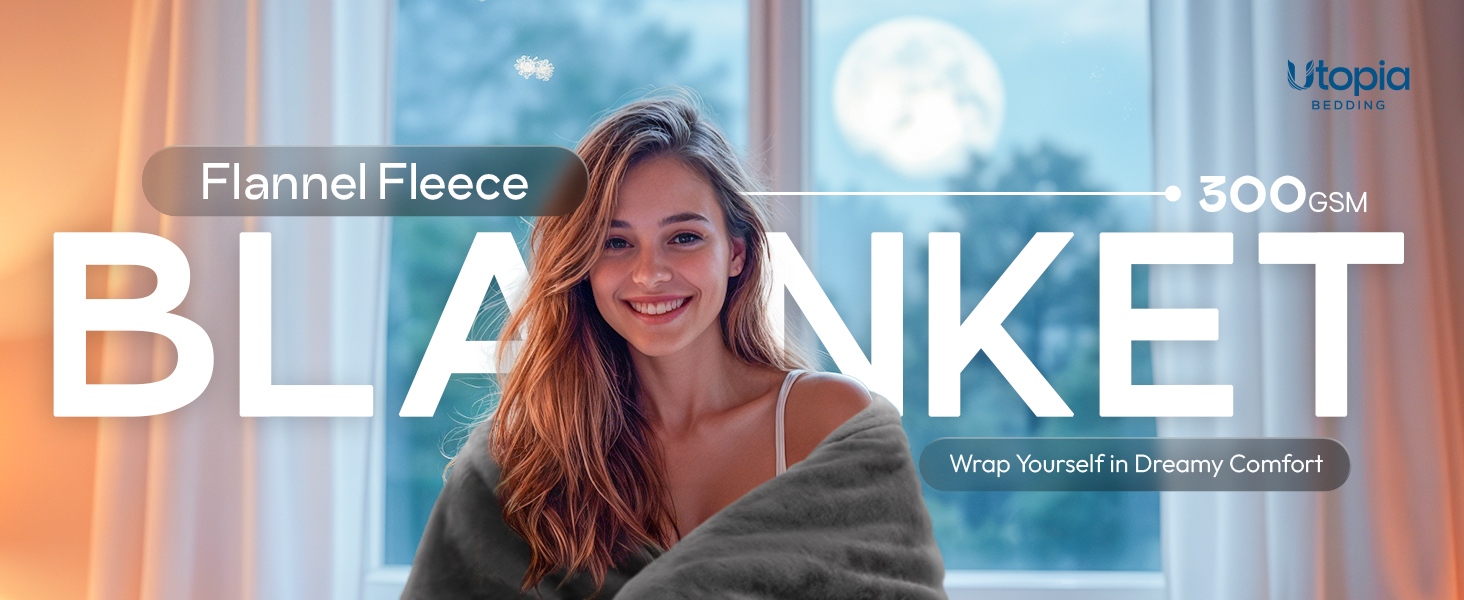 GREY FLEECE BLANKET 1