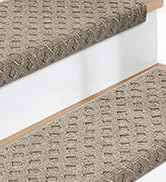 JSEI Bullnose Carpet Stair Treads, 14 Pcs Non Slip Stair Treads for Wooden Steps Indoor with TPE ...