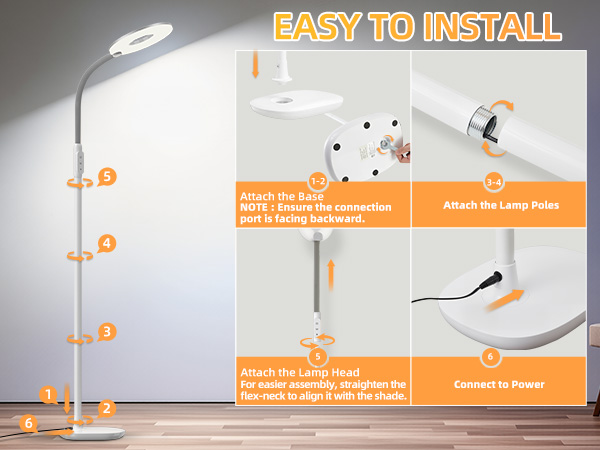 LED floor lamp