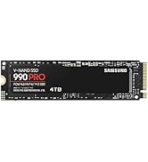 Samsung 990 PRO SSD 4TB PCIe 4.0 M.2 2280 Internal Solid State Hard Drive, Seq. Read Speeds Up to...
