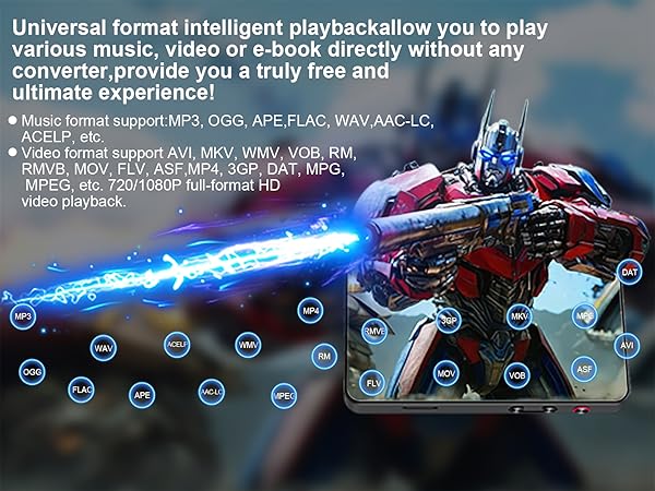 Senpeng music player that supports multiple formats of playback