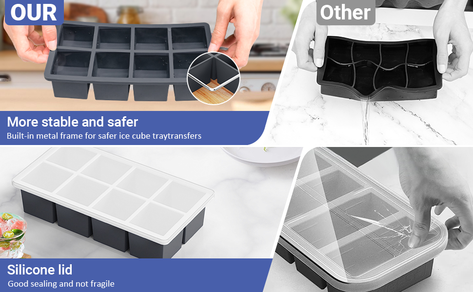 whiskey large ice cube tray