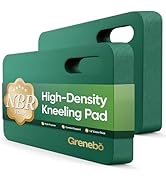 Grenebo 2pcs High-Density NBR Foam Garden Kneeling Pad, 1.6" Extra Thick Gardening Pads for Kneel...