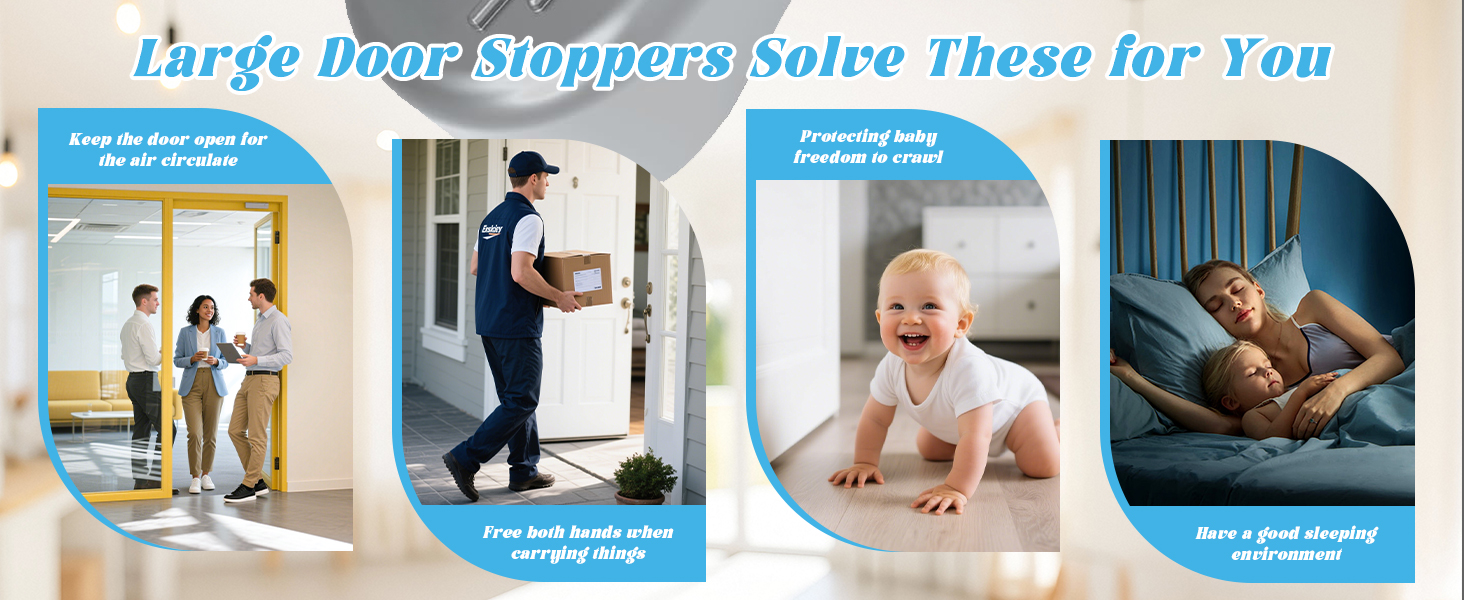 rubber door stopper wedge