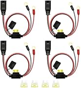Cevbbtter 4-Pack GC002 X-Connect M6 (1/4in) XL Compatible with NOCO Battery Charger Accessories C...