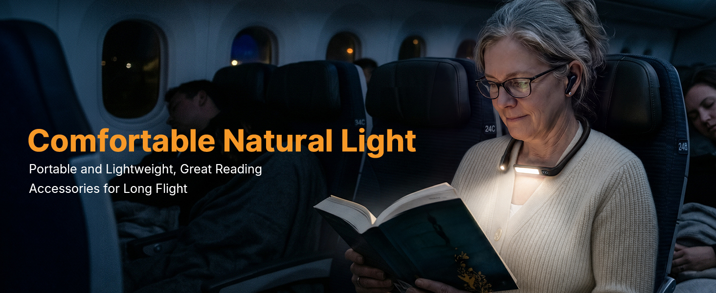 neck Light won&amp;amp;amp;#39;t disturbing a sleeping partner Enough light to read comfortably