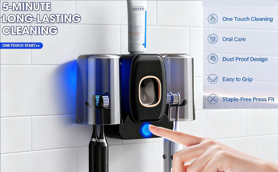 Automatic Toothbrush Cleaning Tool