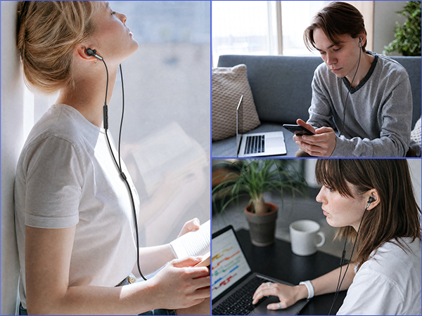  Wired Earbuds USB C Ear Buds Type C Earphones with Mic Volume Control Wired Headphones for iPhone 