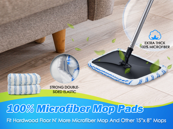 microfiber mop pads