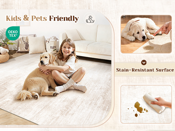 Kids &amp;amp; Pets Friendly Rug