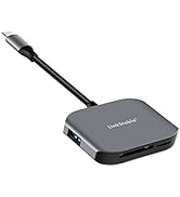 DriverGenius U3CR05 | USB-C SD and MicroSD Card Reader w/USB 3.0 Port (Metal)