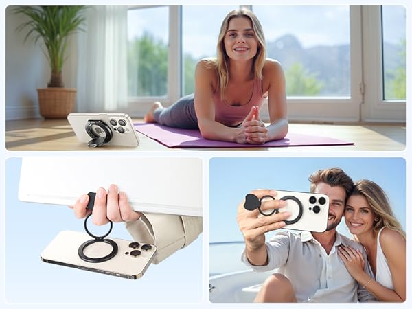 magnetic phone grip holder