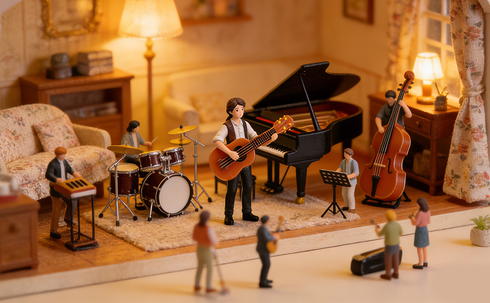 Miniature Resin Guitars