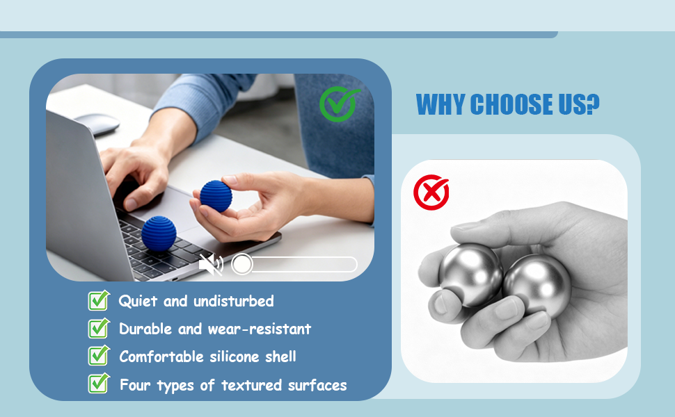 Silent Stress Relief Balls