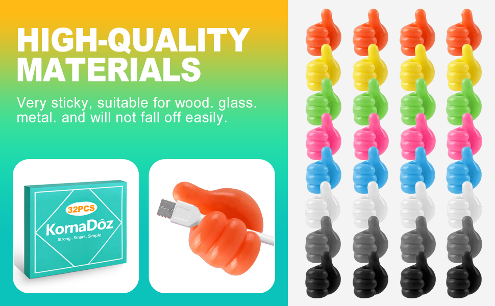 32 Pack Creative Thumbs Up Wall Hooks