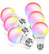 DAYBETTER Smart Light Bulbs, RGBCW Wi-Fi Color Changing Led Bulbs Compatible with Alexa &amp; Google ...